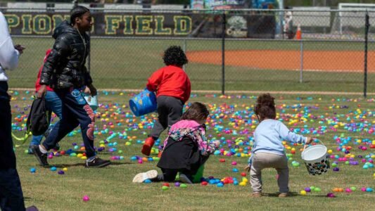 Families gathered in Conway, South Carolina for a community Easter egg hunt hosted by Conway Parks & Recreation. Children filled their baskets while enjoying a day of outdoor fun, laughter, and connection in the park. These images capture moments from across the event—simple, real, and shared by the community.