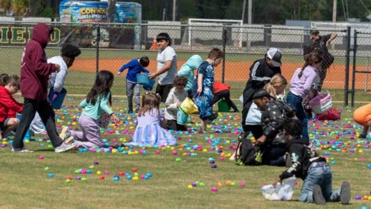Families gathered in Conway, South Carolina for a community Easter egg hunt hosted by Conway Parks & Recreation. Children filled their baskets while enjoying a day of outdoor fun, laughter, and connection in the park. These images capture moments from across the event—simple, real, and shared by the community.