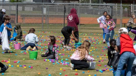 Families gathered in Conway, South Carolina for a community Easter egg hunt hosted by Conway Parks & Recreation. Children filled their baskets while enjoying a day of outdoor fun, laughter, and connection in the park. These images capture moments from across the event—simple, real, and shared by the community.