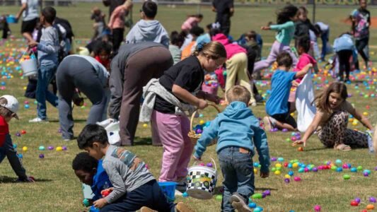 Families gathered in Conway, South Carolina for a community Easter egg hunt hosted by Conway Parks & Recreation. Children filled their baskets while enjoying a day of outdoor fun, laughter, and connection in the park. These images capture moments from across the event—simple, real, and shared by the community.