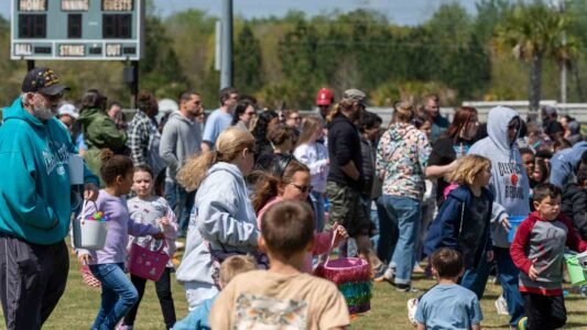 Families gathered in Conway, South Carolina for a community Easter egg hunt hosted by Conway Parks & Recreation. Children filled their baskets while enjoying a day of outdoor fun, laughter, and connection in the park. These images capture moments from across the event—simple, real, and shared by the community.