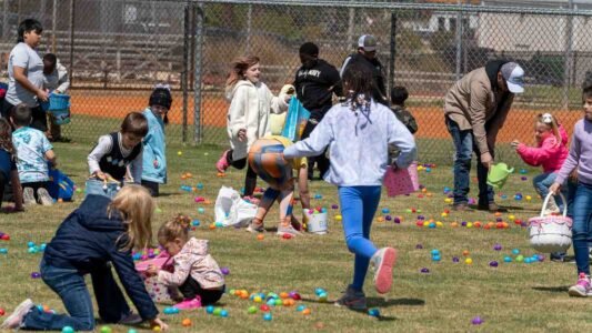 Families gathered in Conway, South Carolina for a community Easter egg hunt hosted by Conway Parks & Recreation. Children filled their baskets while enjoying a day of outdoor fun, laughter, and connection in the park. These images capture moments from across the event—simple, real, and shared by the community.