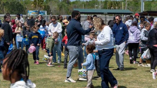 Families gathered in Conway, South Carolina for a community Easter egg hunt hosted by Conway Parks & Recreation. Children filled their baskets while enjoying a day of outdoor fun, laughter, and connection in the park. These images capture moments from across the event—simple, real, and shared by the community.