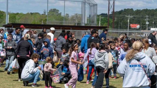 Families gathered in Conway, South Carolina for a community Easter egg hunt hosted by Conway Parks & Recreation. Children filled their baskets while enjoying a day of outdoor fun, laughter, and connection in the park. These images capture moments from across the event—simple, real, and shared by the community.