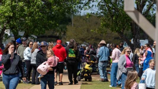 Families gathered in Conway, South Carolina for a community Easter egg hunt hosted by Conway Parks & Recreation. Children filled their baskets while enjoying a day of outdoor fun, laughter, and connection in the park. These images capture moments from across the event—simple, real, and shared by the community.