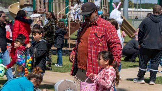 Families gathered in Conway, South Carolina for a community Easter egg hunt hosted by Conway Parks & Recreation. Children filled their baskets while enjoying a day of outdoor fun, laughter, and connection in the park. These images capture moments from across the event—simple, real, and shared by the community.
