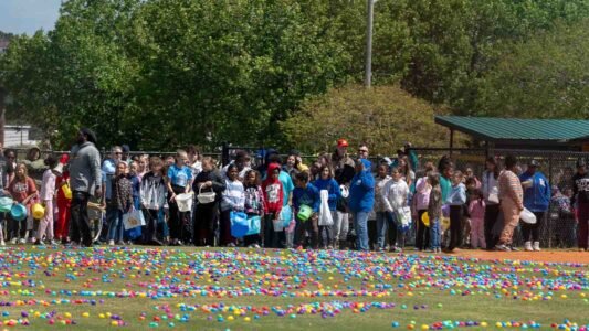 Families gathered in Conway, South Carolina for a community Easter egg hunt hosted by Conway Parks & Recreation. Children filled their baskets while enjoying a day of outdoor fun, laughter, and connection in the park. These images capture moments from across the event—simple, real, and shared by the community.
